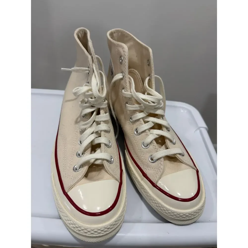 Converse Chuck 70 High Top Canvas Sneakers- Parchment Beige - Size M8/W10 - NEW